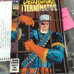 Deathstroke The Terminator Comic Book #12- Blue & Orange Cover